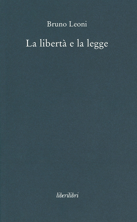 Copertina di La liberta e la legge