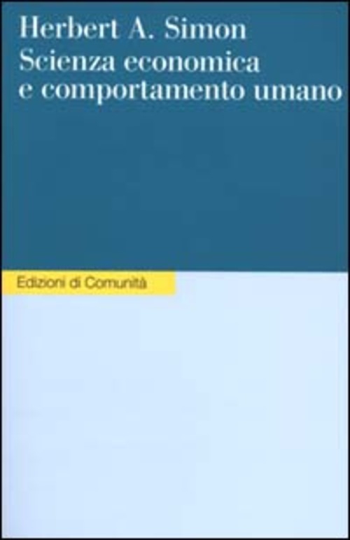 Copertina di Scienza economica e comportamento umano